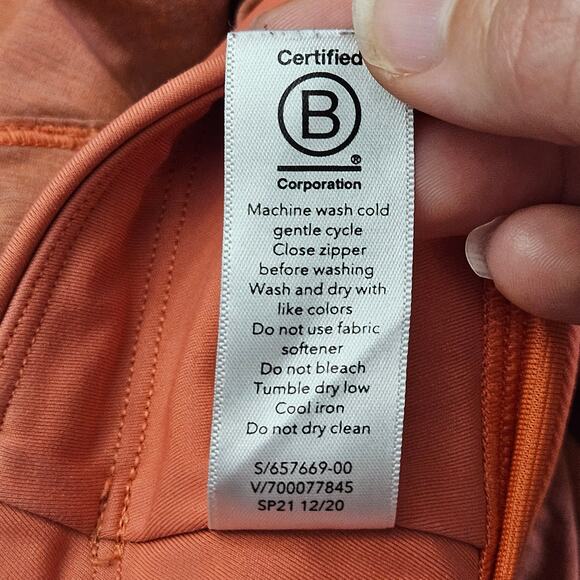 Athleta Run With It Textured 3.5″ Short Women’s XL Space Dye Orange Haze - Picture 8 of 9